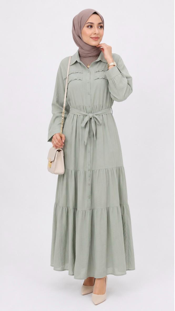 Tiered Ruffle Maxi Dress