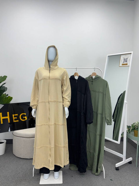 Dress melton with front zip