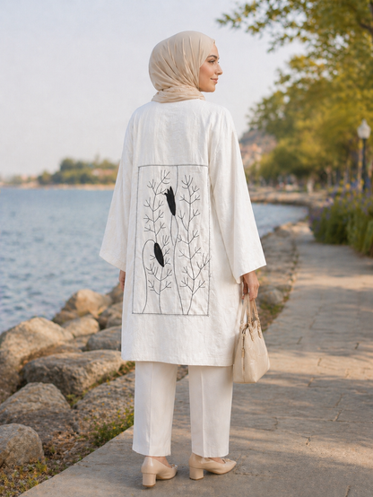Soft Bloom Kimono