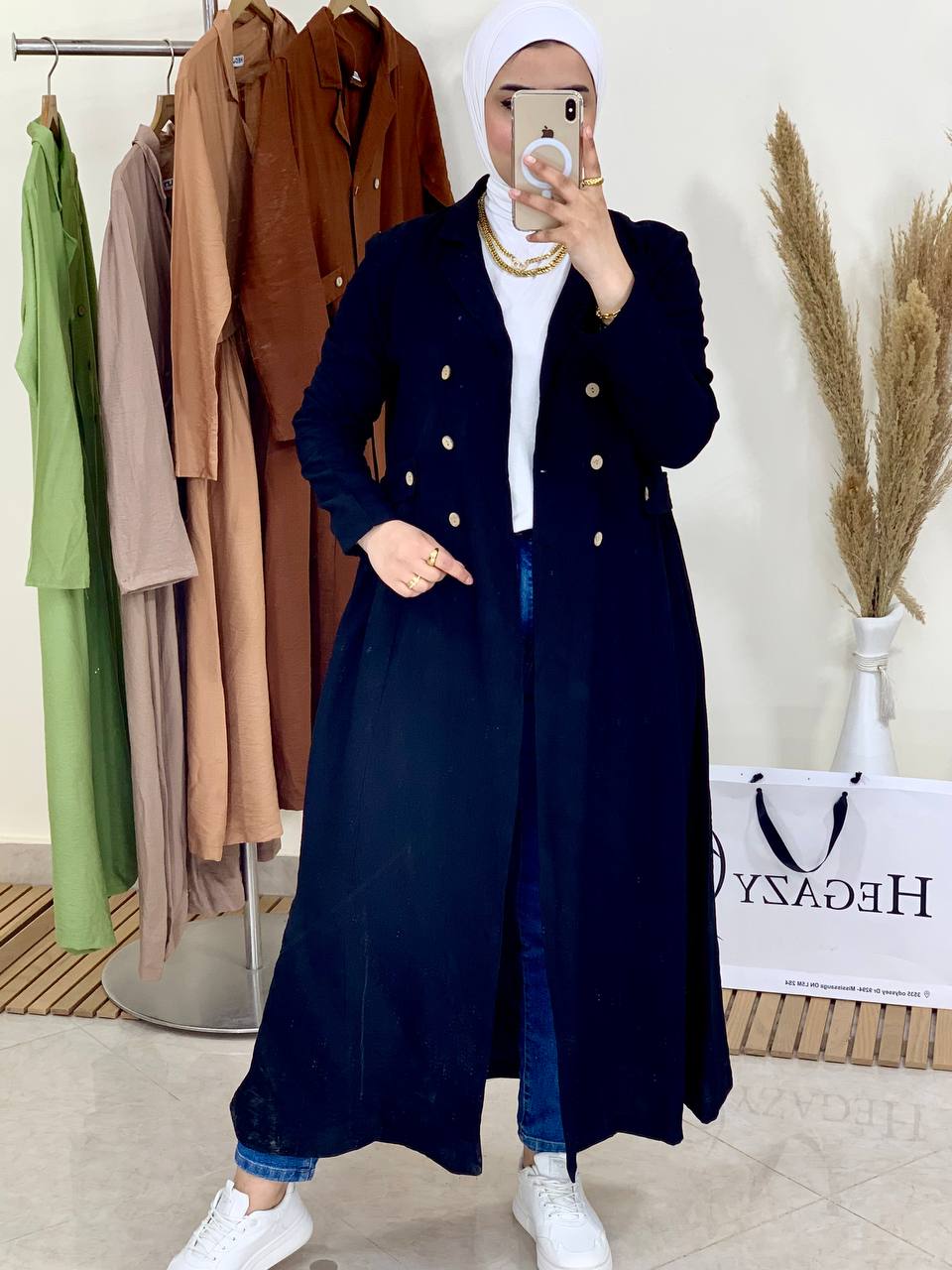 plain linen dress 108 with buttons (kroazya)