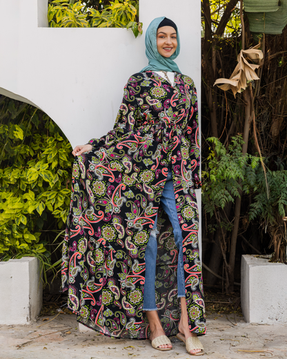 Floral Viscose Dress 1647
