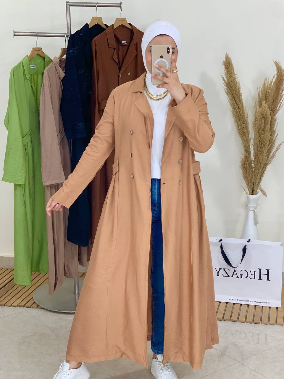 plain linen dress 108 with buttons (kroazya)
