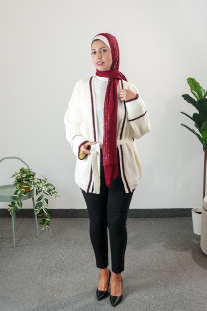 Gilet rayé