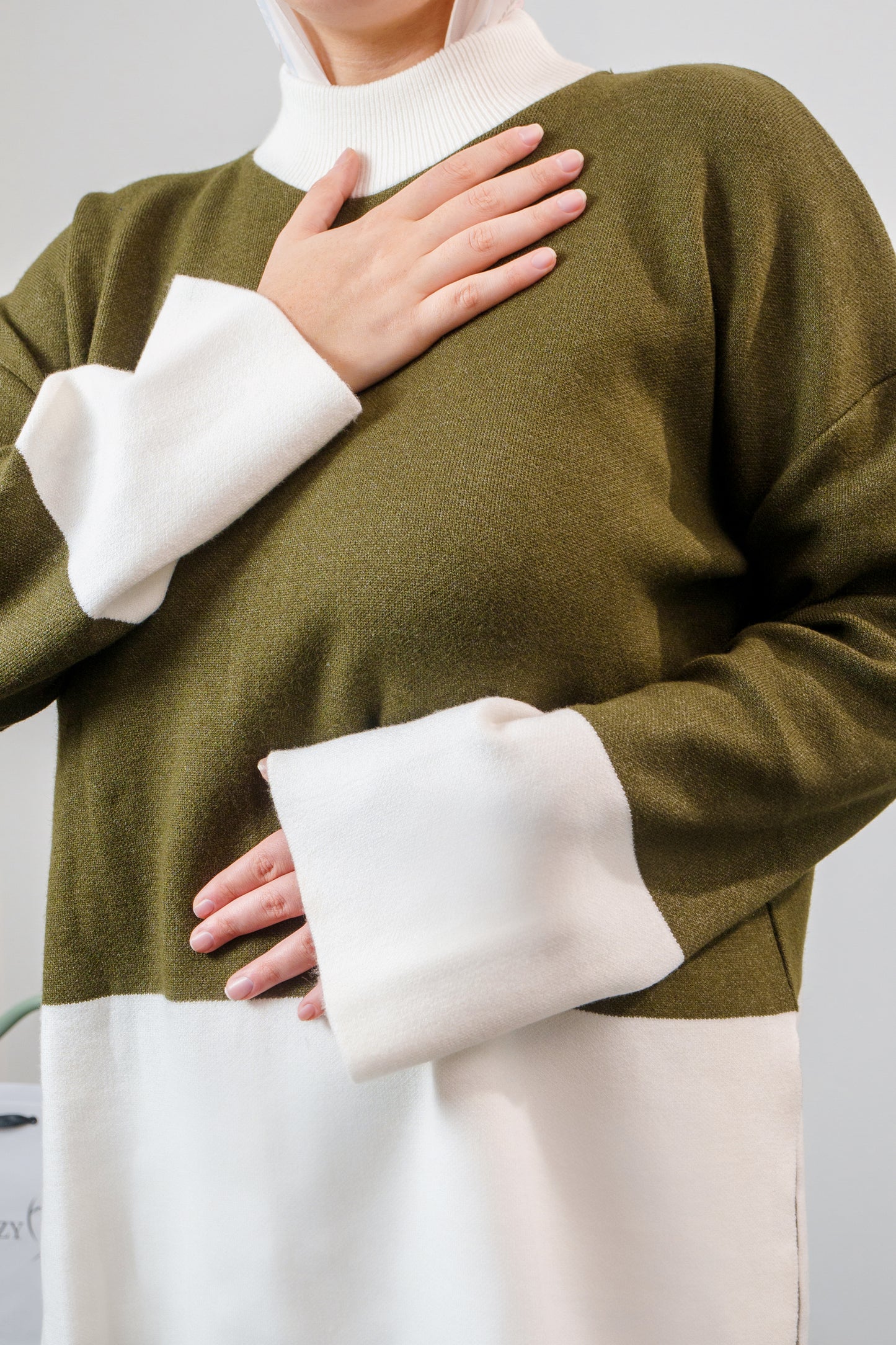 Ensemble col blanc