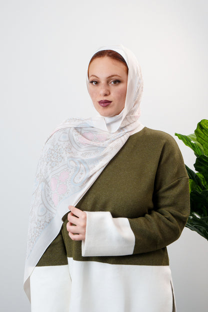 Ensemble col blanc