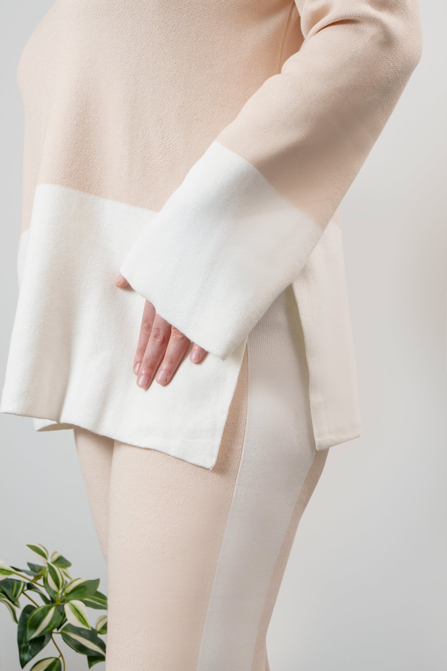 Ensemble col blanc