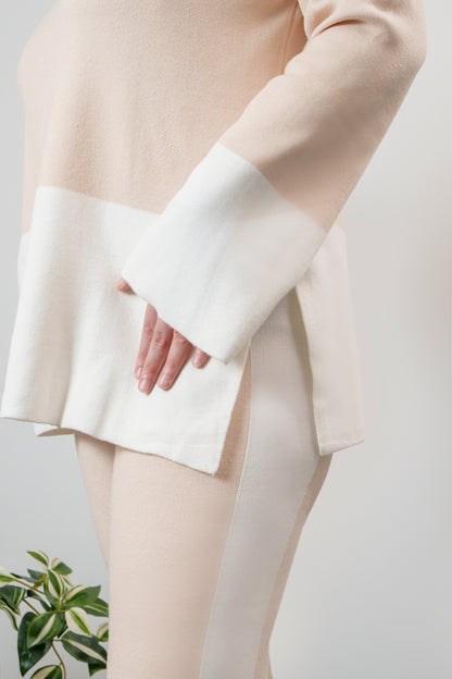 Ensemble col blanc