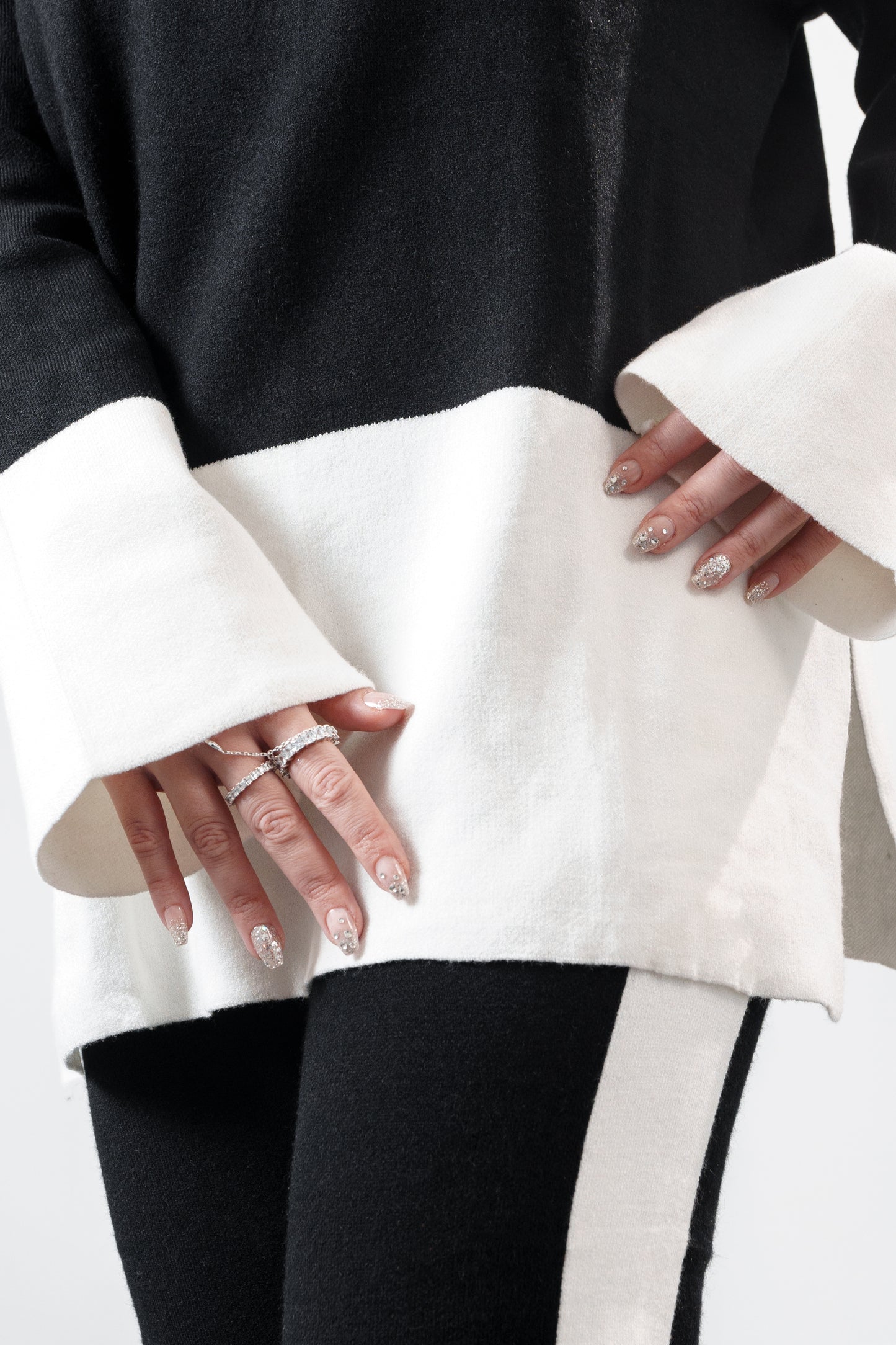 Ensemble col blanc