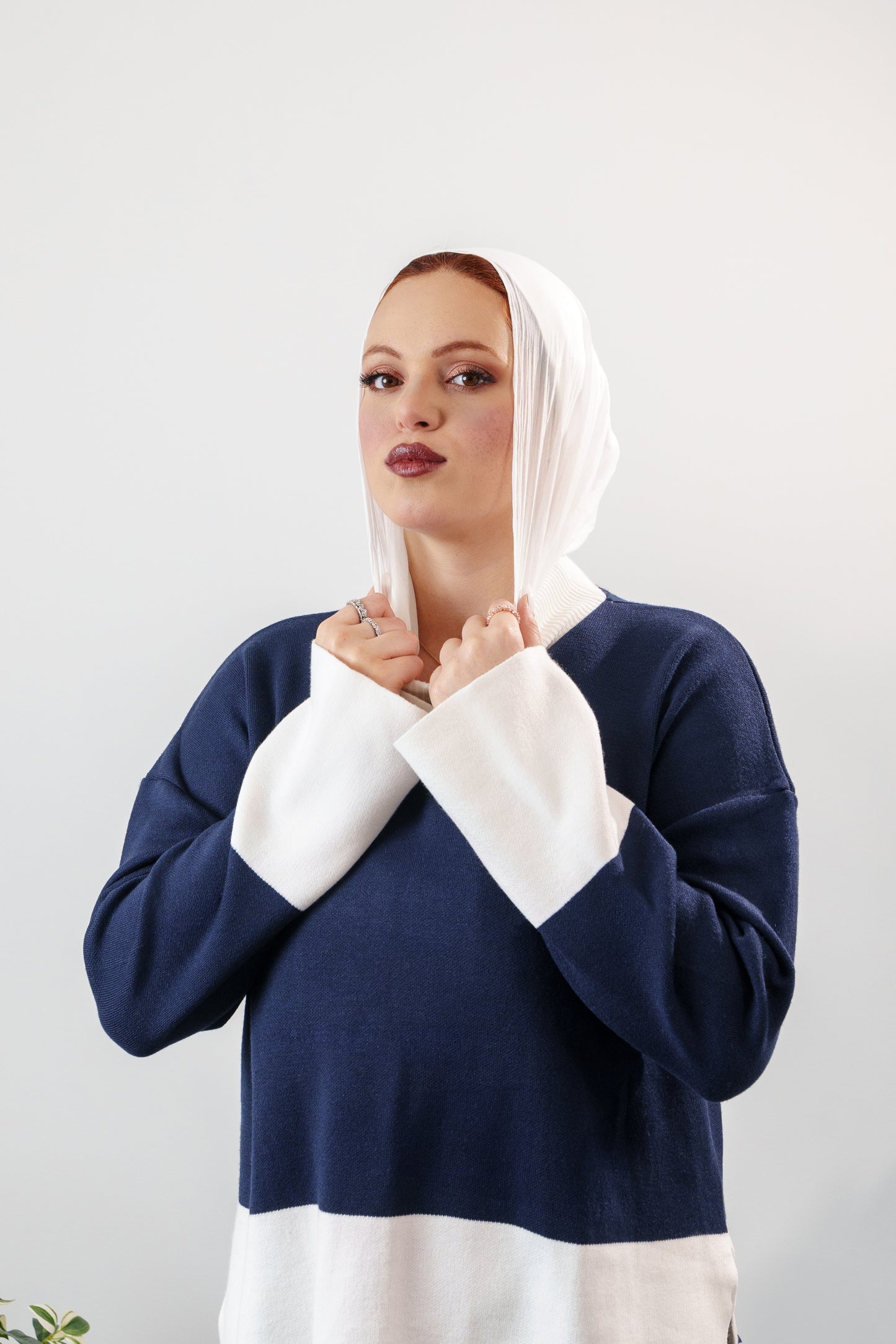 Ensemble col blanc