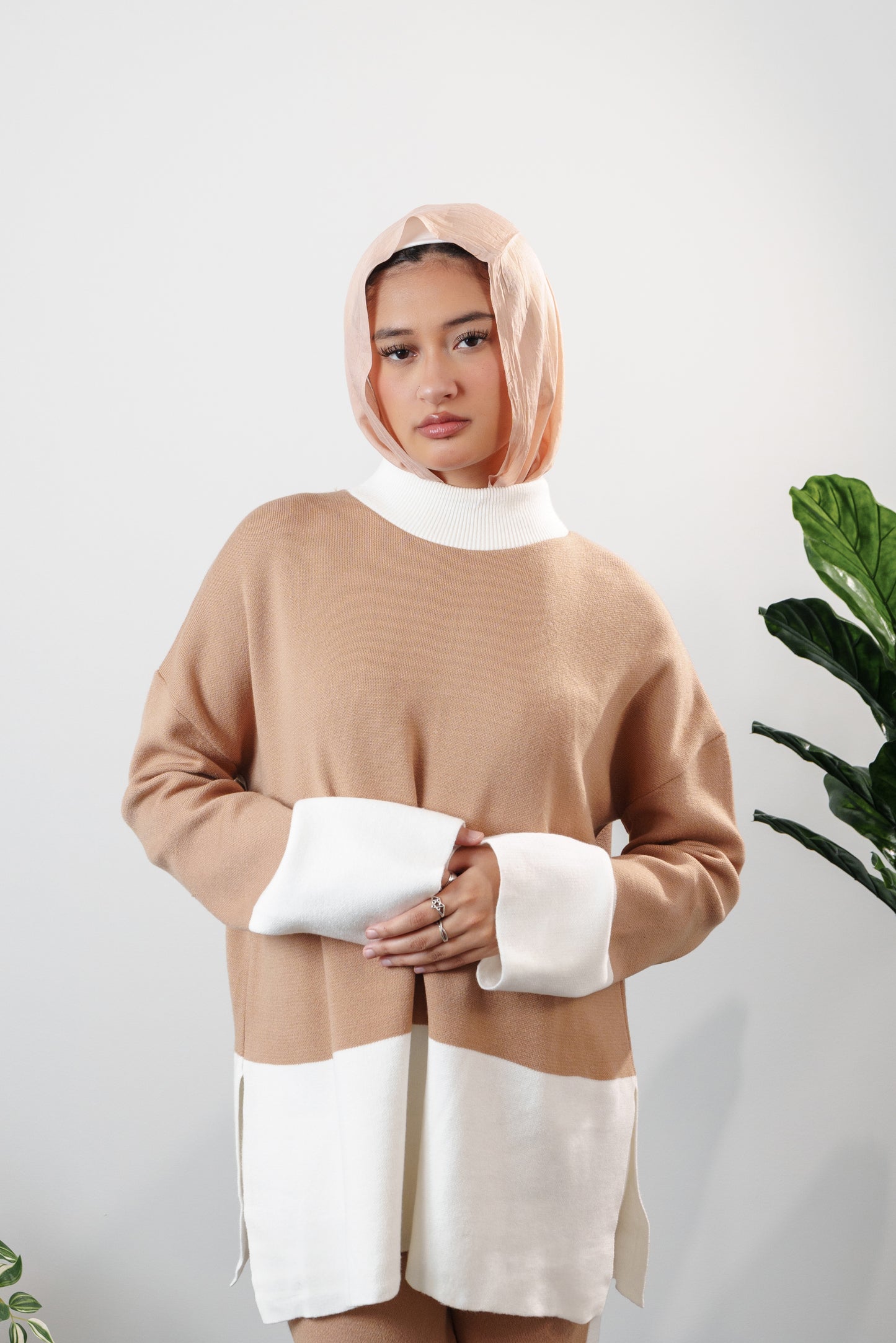 Ensemble col blanc