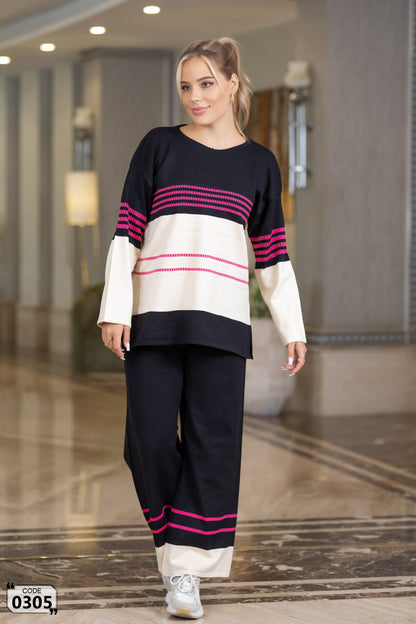 Two Tone 3 Striped set