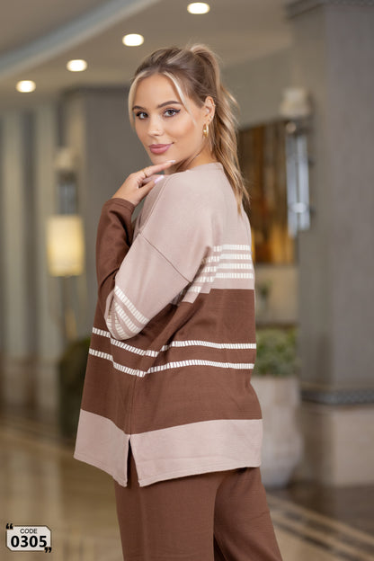 Two Tone 3 Striped set