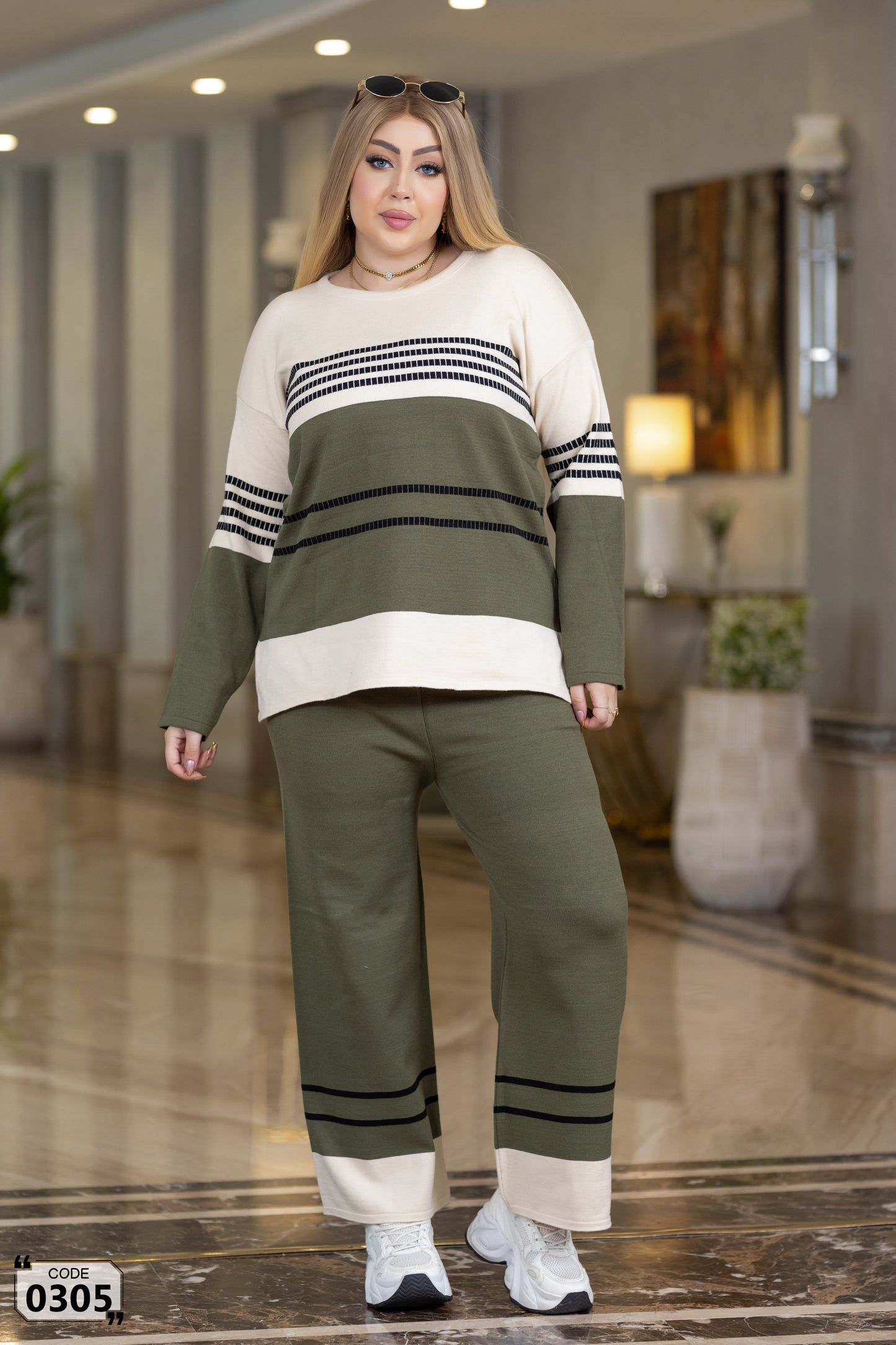 Two Tone 3 Striped set