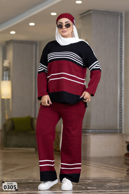 Two Tone 3 Striped set