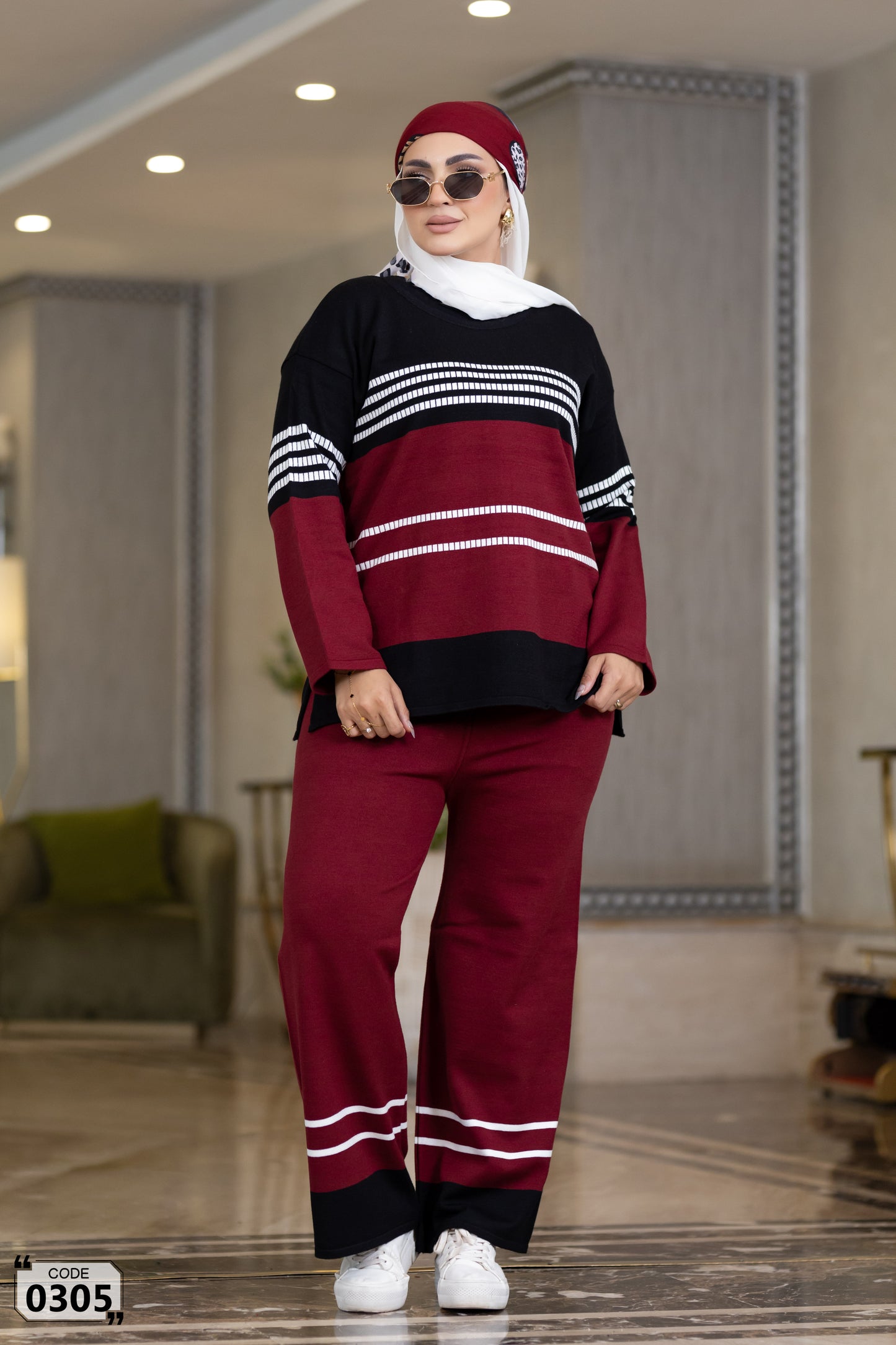 Two Tone 3 Striped set