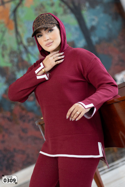 Plain white line Set.