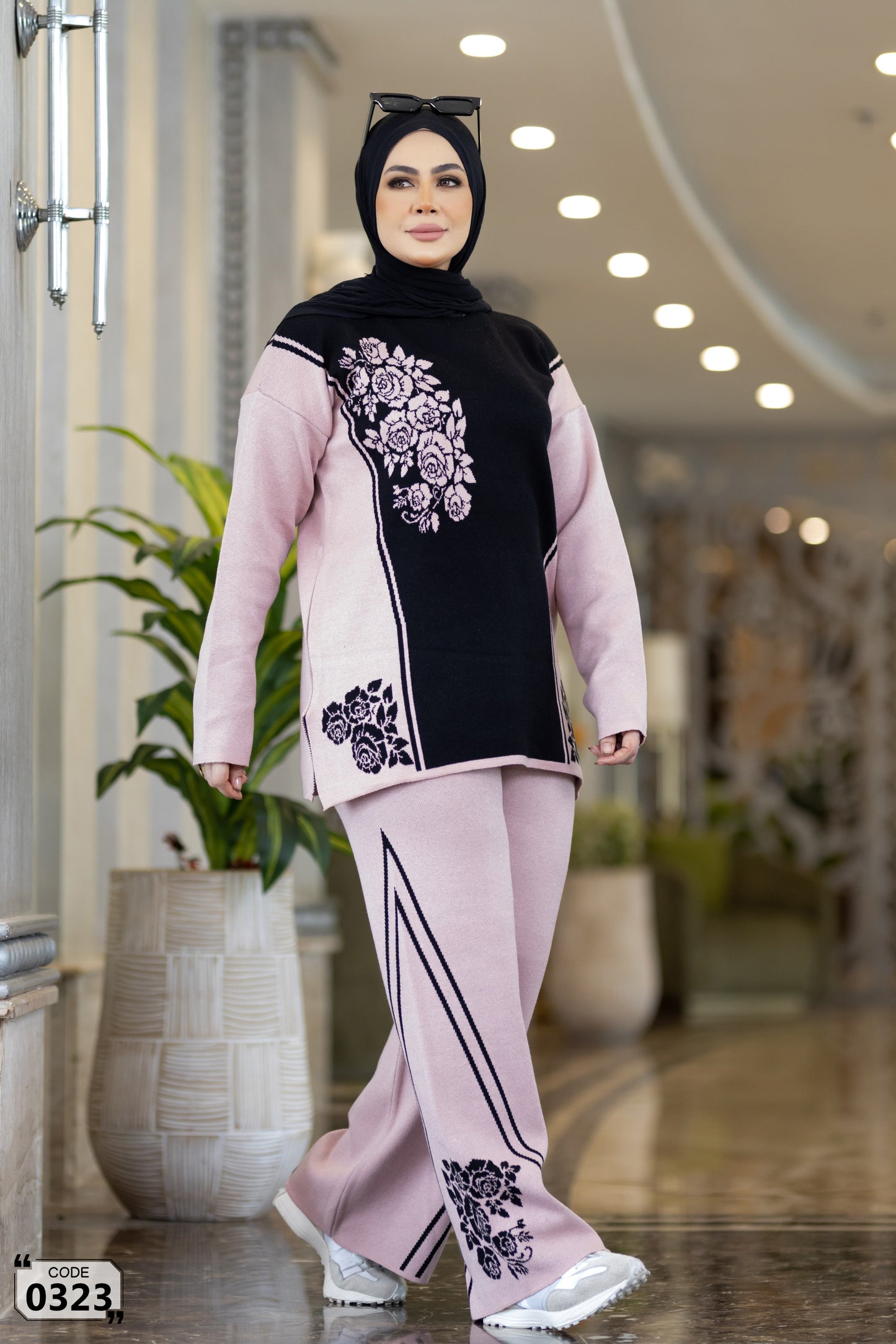 Floral Harmony Two-Piece Set