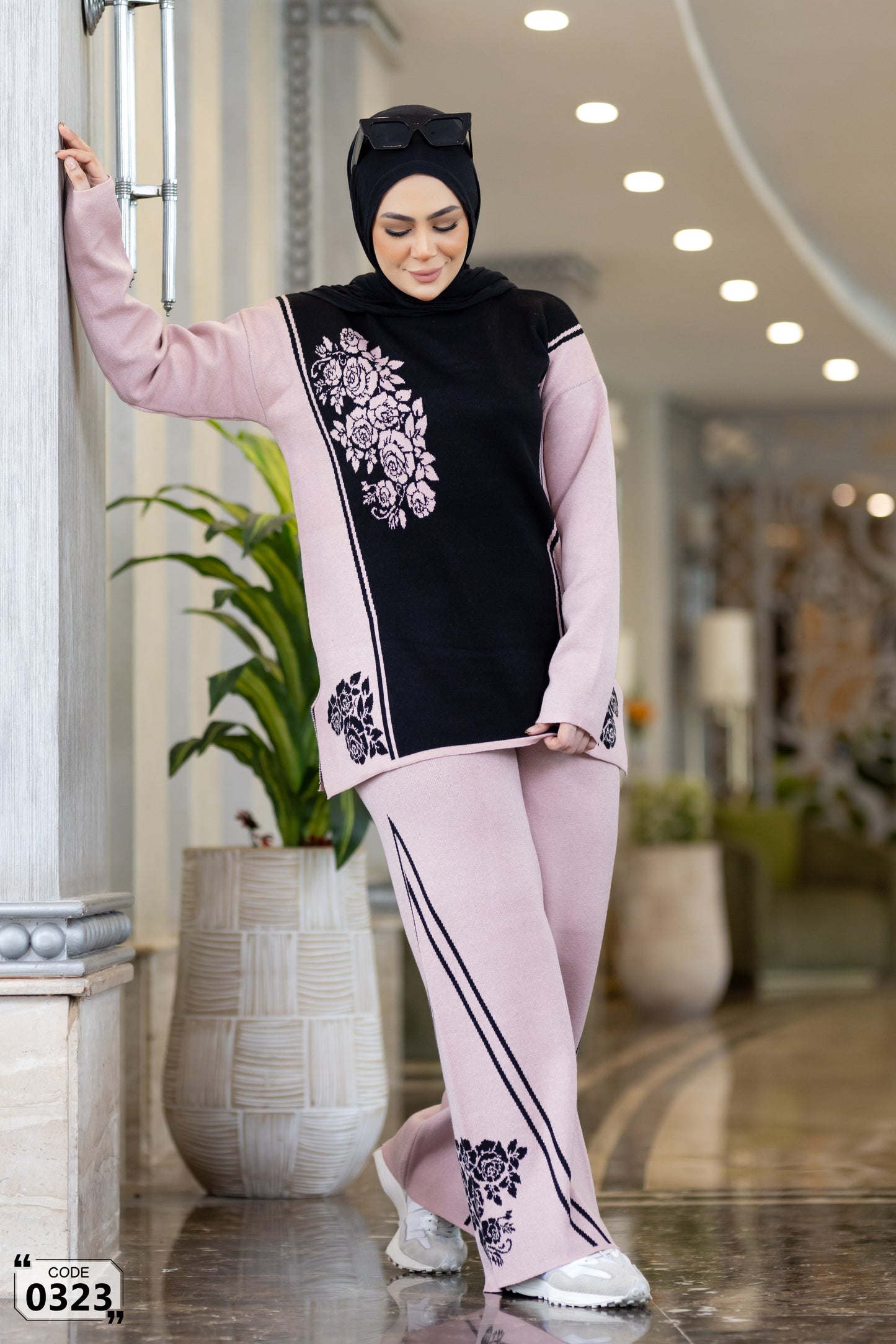 Floral Harmony Two-Piece Set