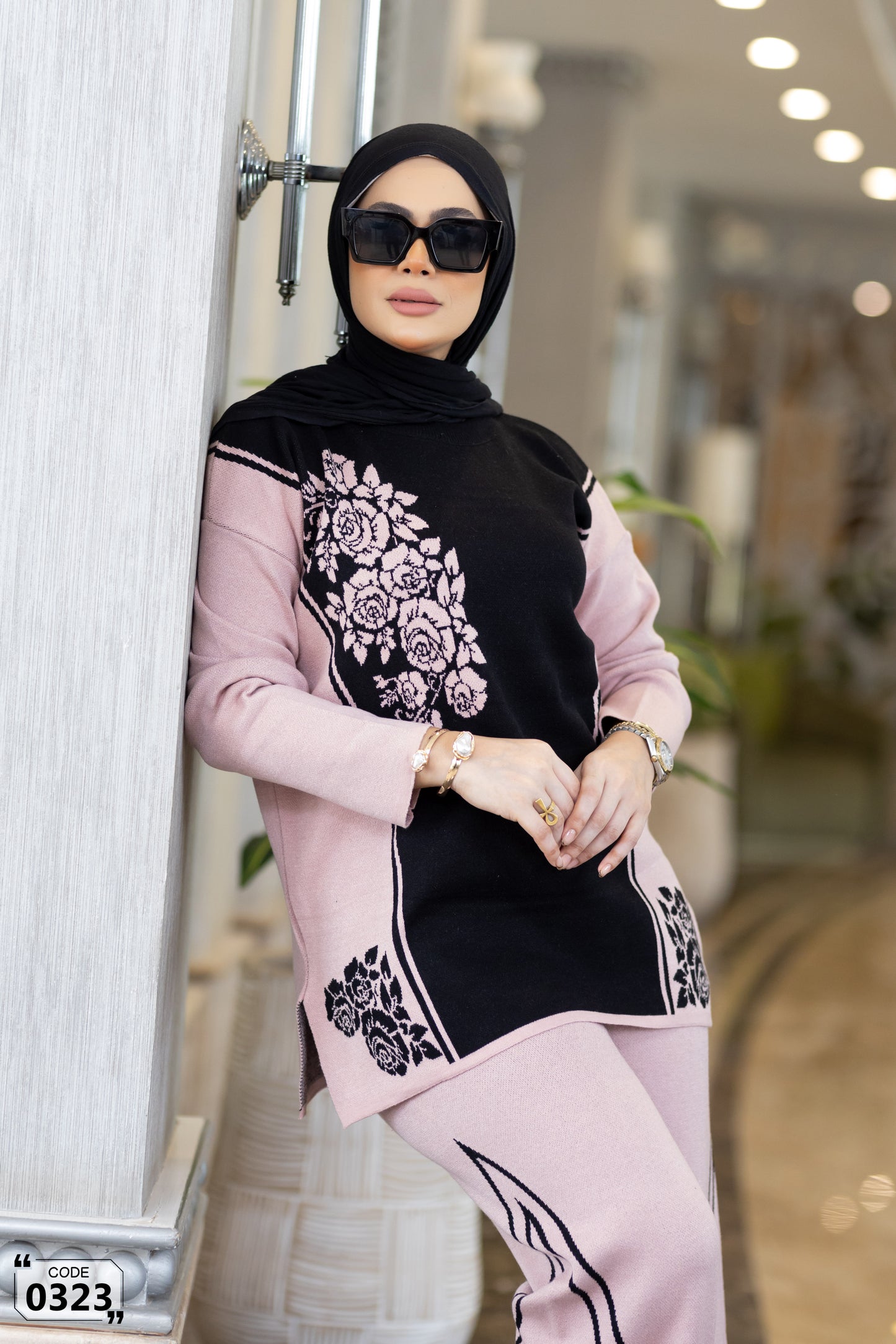 Floral Harmony Two-Piece Set