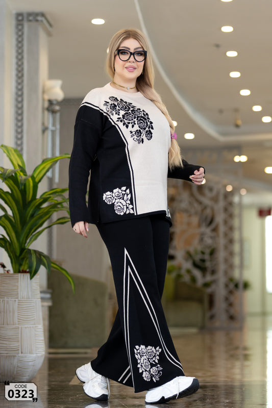 Floral Harmony Two-Piece Set