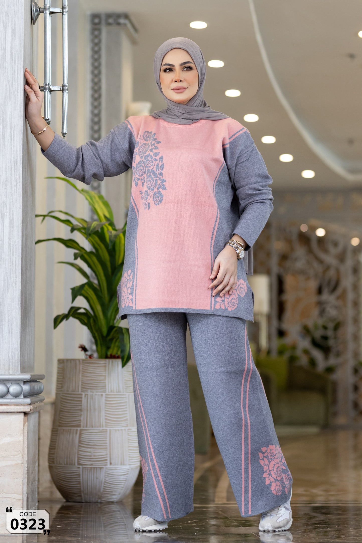 Floral Harmony Two-Piece Set