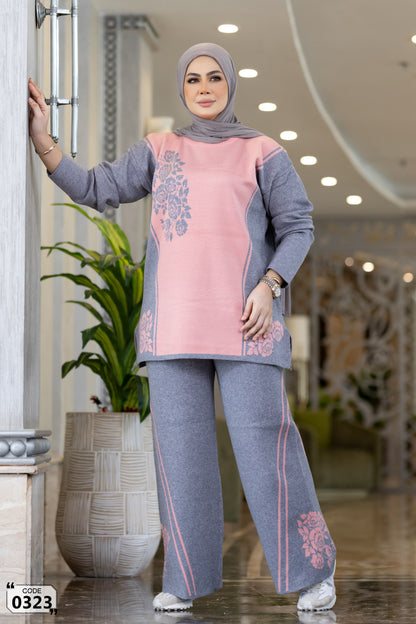 Floral Harmony Two-Piece Set