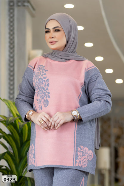 Floral Harmony Two-Piece Set