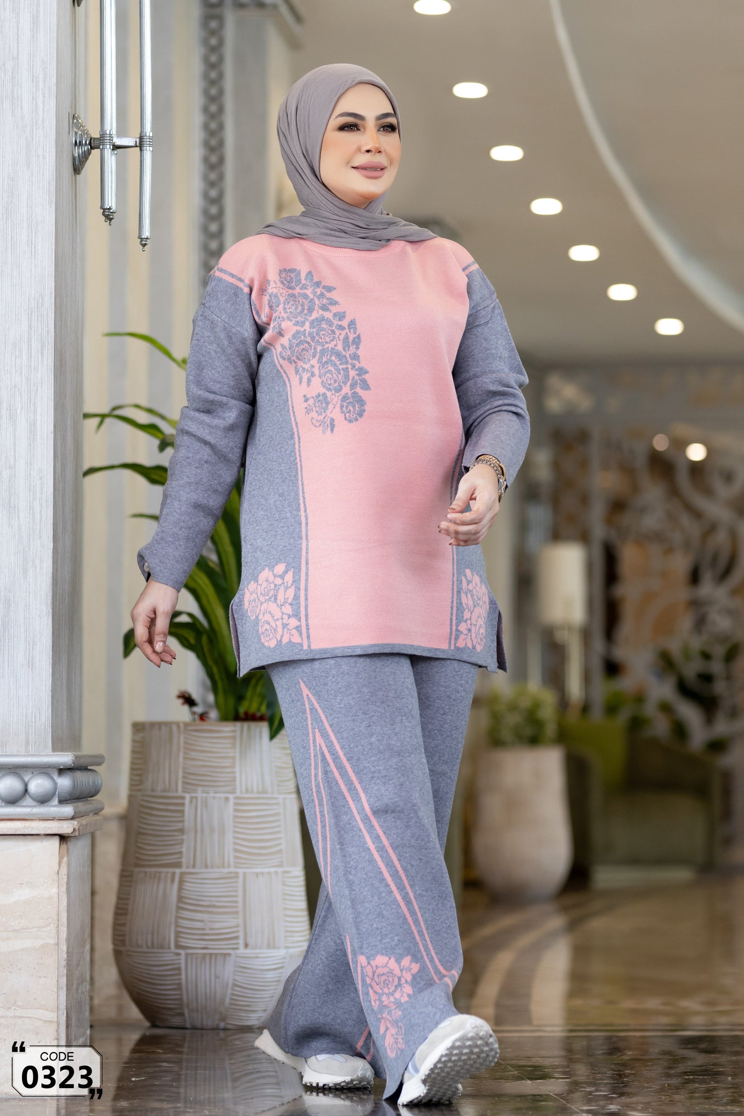 Floral Harmony Two-Piece Set