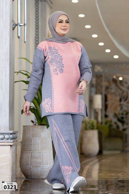 Floral Harmony Two-Piece Set