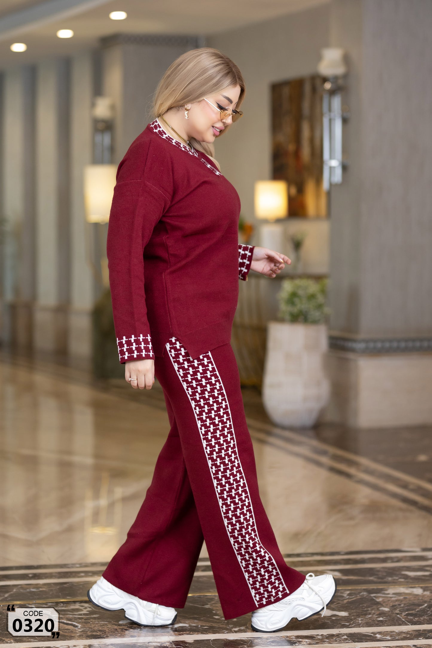 Elegant Pattern Lounge Set