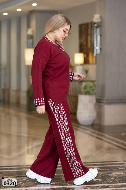 Elegant Pattern Lounge Set