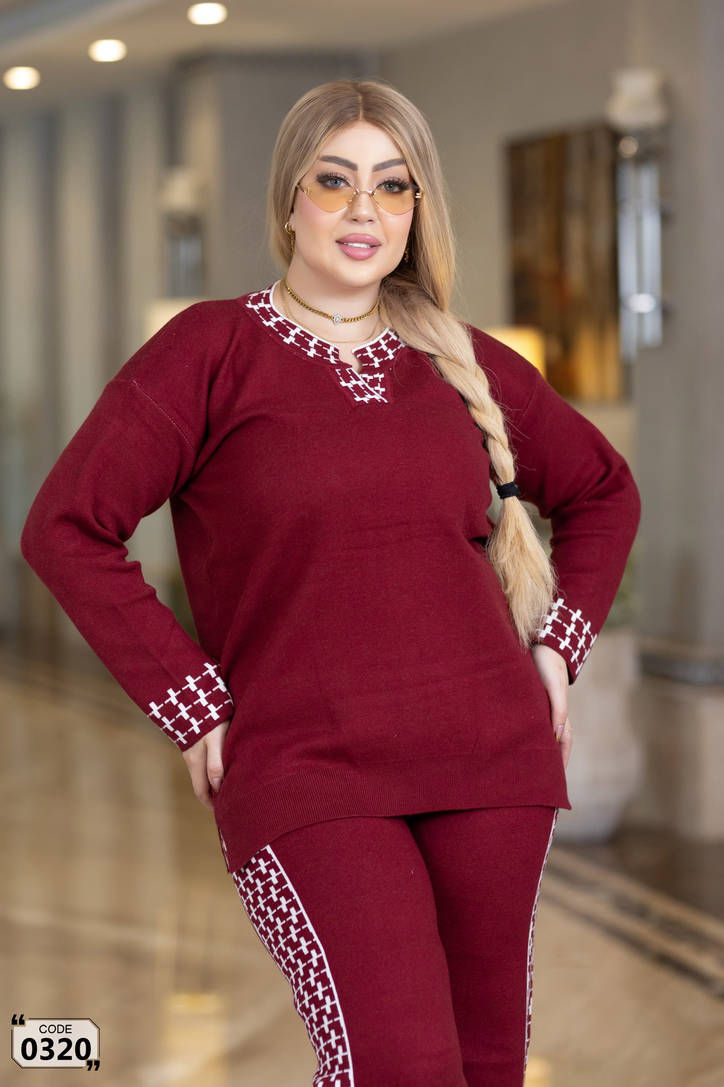 Elegant Pattern Lounge Set