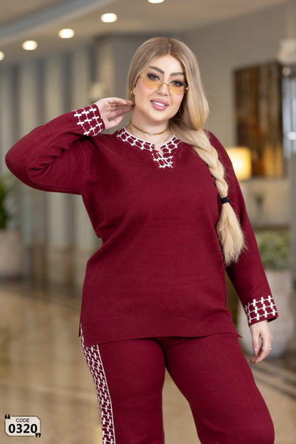 Elegant Pattern Lounge Set