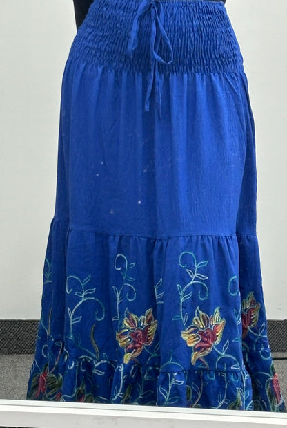 Floral Embroidery Skirt
