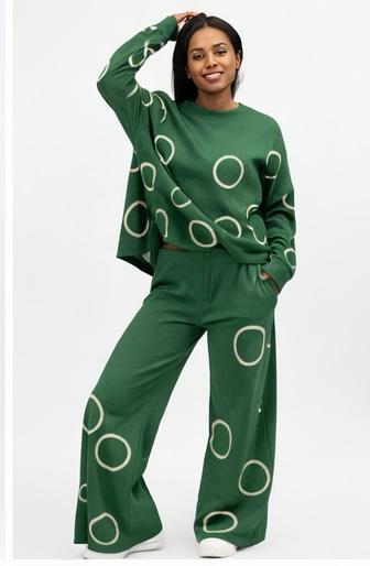 Knit Co-ord Set with circles