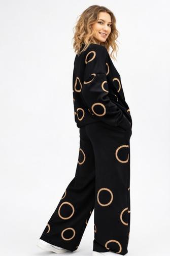 Knit Co-ord Set with circles