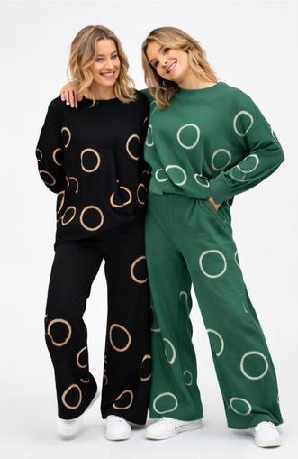 Knit Co-ord Set with circles