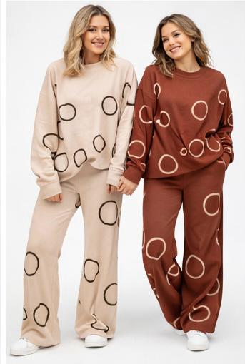 Knit Co-ord Set with circles