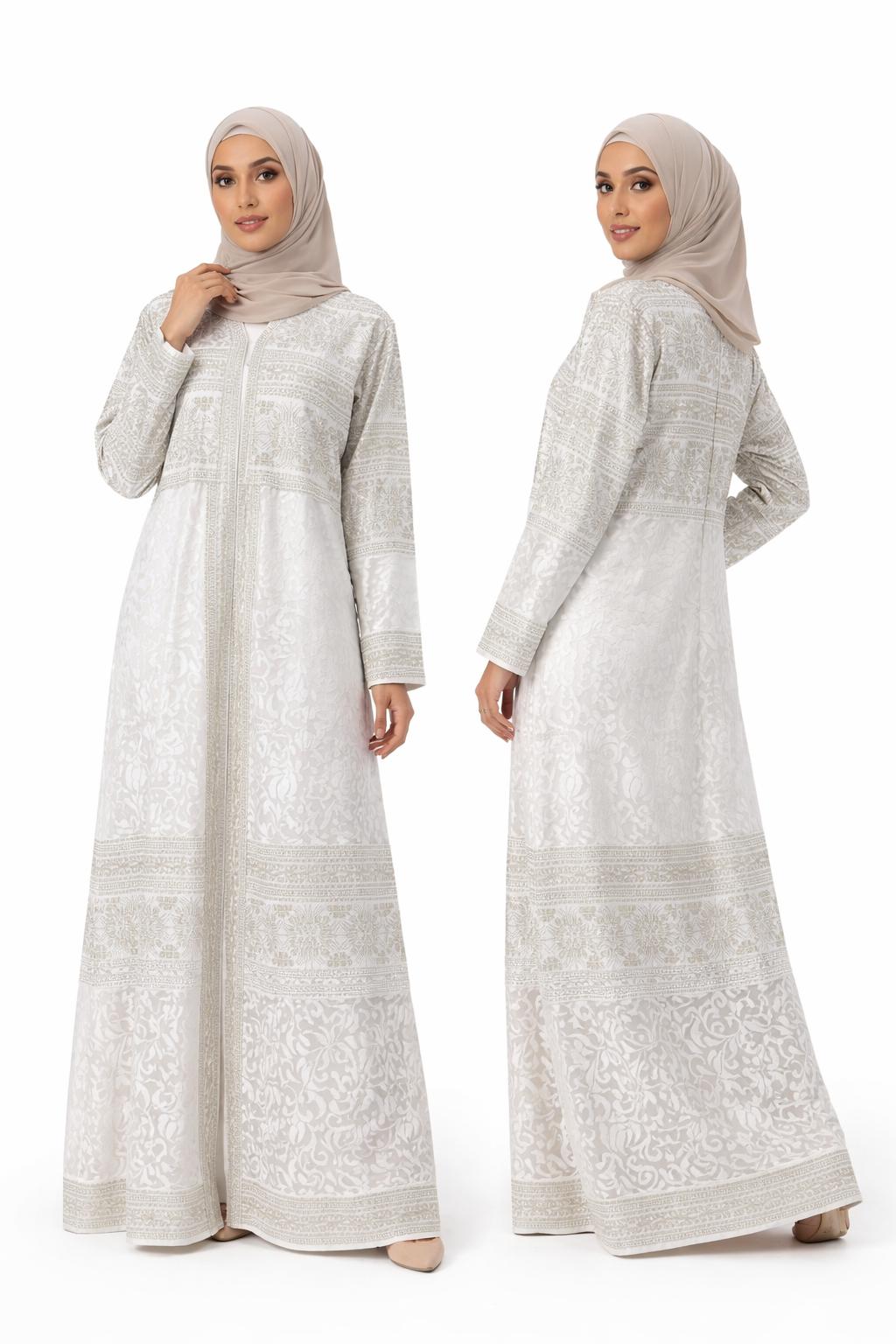 Embraided Abaya dress