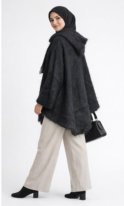 Oversized cowl neckline Cardigan