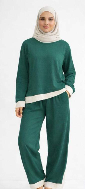 Two peice Contrast Lounge set