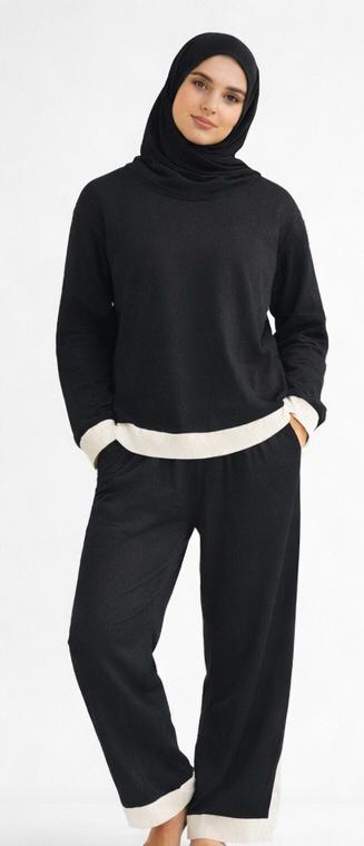 Two peice Contrast Lounge set