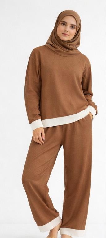 Two peice Contrast Lounge set