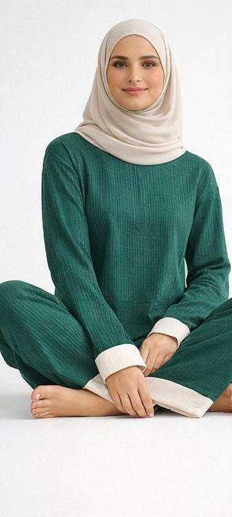 Two peice Contrast Lounge set