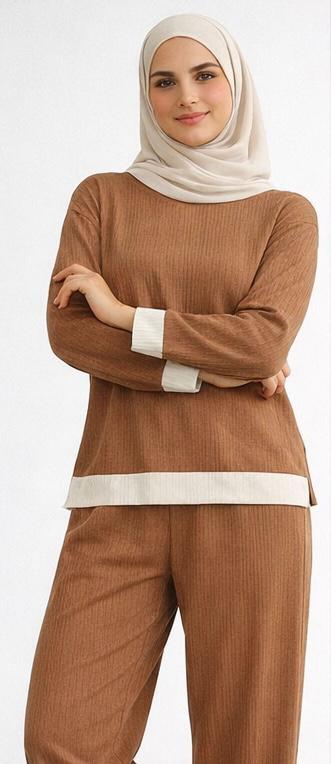 Two peice Contrast Lounge set