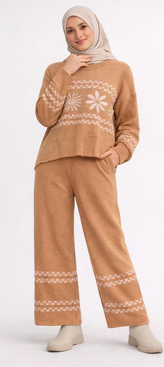 Floral Knit Matching Set