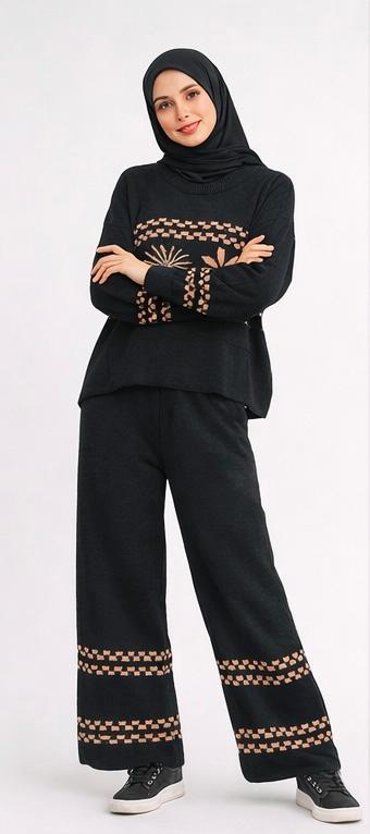 Floral Knit Matching Set