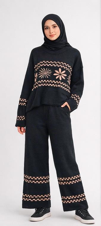 Floral Knit Matching Set