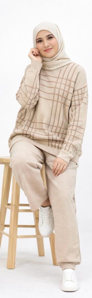 Heritage Plaid Knit Co-Ord Set