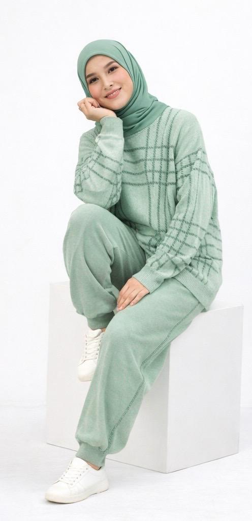 Heritage Plaid Knit Co-Ord Set